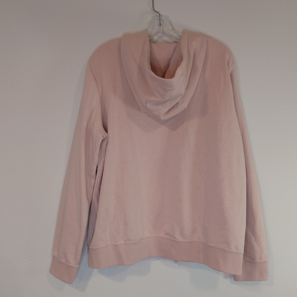 Nike Women's Light Pink Zip-Up Hoodie - Picture 3 of 5